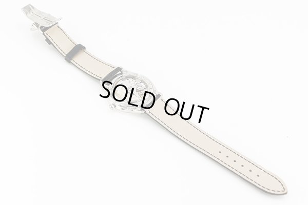 ジャガールクルト　マスターコントロール１０００　１７１．９．９０．Ｓ　銀文字盤　革ベルト状態　裏面