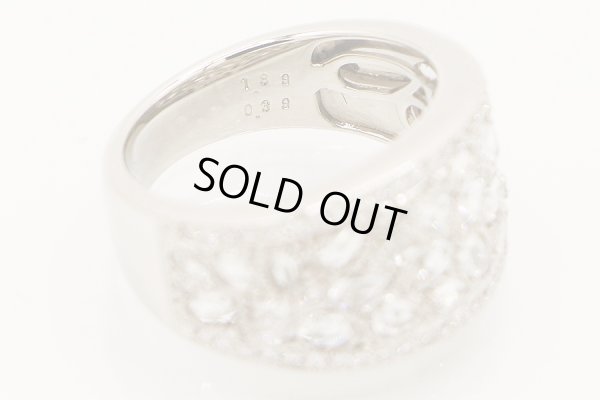 PT900 ダイアイリリング 1.89ct 0.39ct 12.30g　刻印(2)