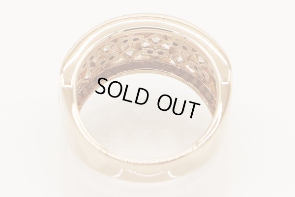 K18PG ダイアイリリング 0.90ct 8.40g　内側