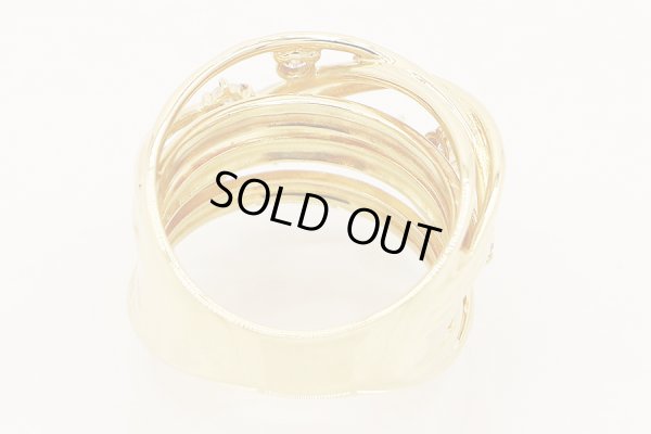 K18 ダイアイリリング 0.50ct 11.40g　内側