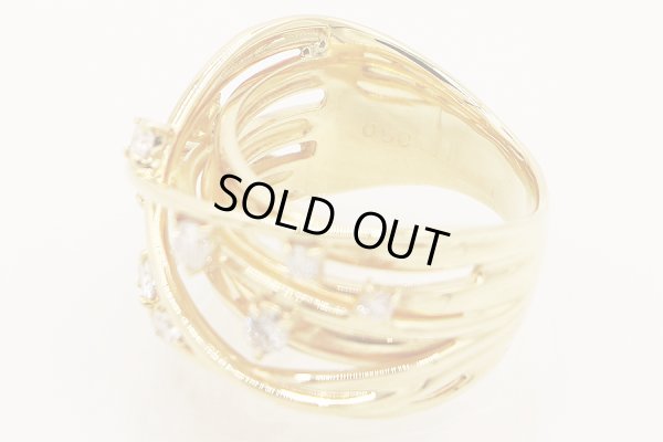 K18 ダイアイリリング 0.50ct 11.40g　刻印(1)