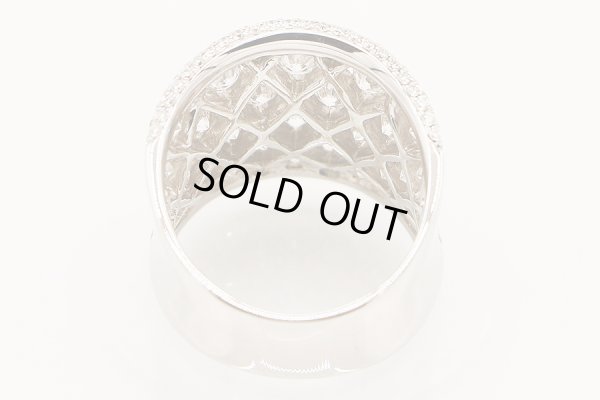 K18WG ダイアイリリング 3.07ct 9.70g　内側