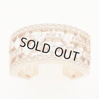 K18PG ダイアイリリング 0.90ct 8.40g
