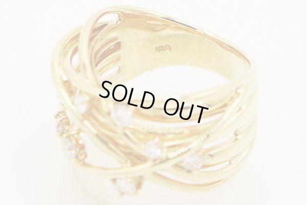 K18 ダイアイリリング 0.50ct 11.40g　刻印(2)