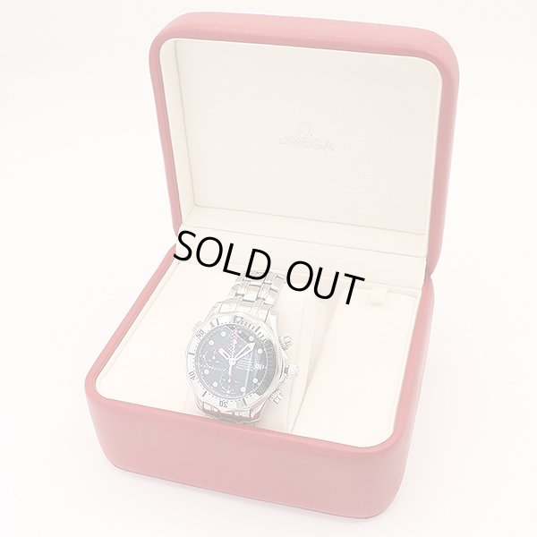 オメガ　シーマスター　クロノグラフ　２５９８．８０　紺文字盤　箱