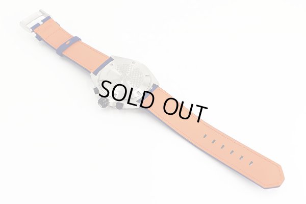 タグホイヤー　フォーミュラー１　ＣＡＺ１０１Ｎ　Ｇｕｌｆ限定　紺文字盤　革ベルト状態　裏面