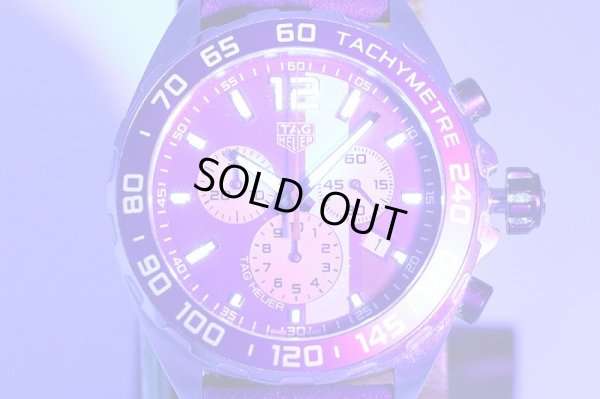 タグホイヤー　フォーミュラー１　ＣＡＺ１０１Ｎ　Ｇｕｌｆ限定　紺文字盤　ライト