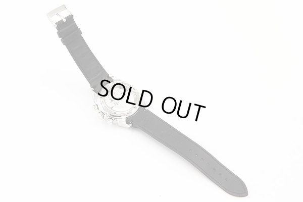 オメガ　デビル　クロノスコープ　４５５０．５０．３１　黒文字盤　ラバーベルト状態　裏面