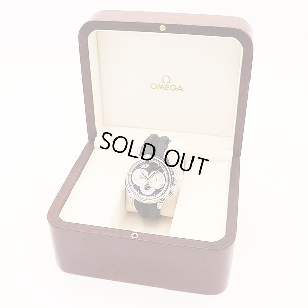 オメガ　デビル　クロノスコープ　４５５０．５０．３１　黒文字盤　箱