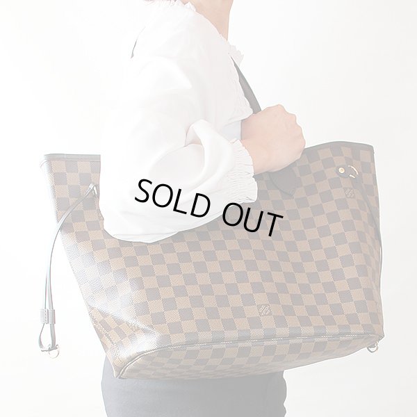 ルイ・ヴィトン　ネヴァーフルMM N41358 スリーズ　掛けたイメージ