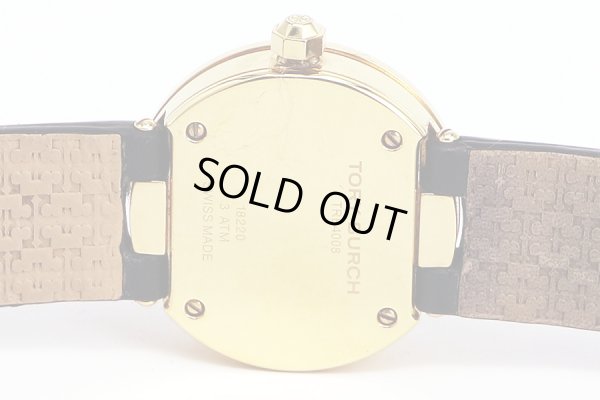 トリーバーチ　ＴＲＢ４００８　白文字盤　裏面拡大