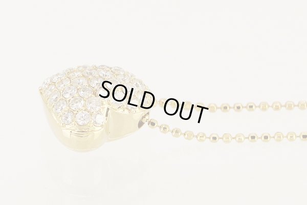 K18 ダイアイリペンダントネックレス 1.00ct 6.00g　サイド