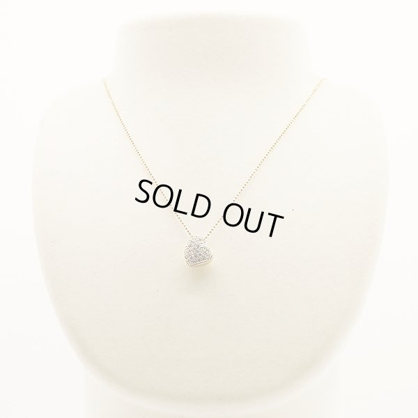 K18 ダイアイリペンダントネックレス 1.00ct 6.00g　装着イメージ