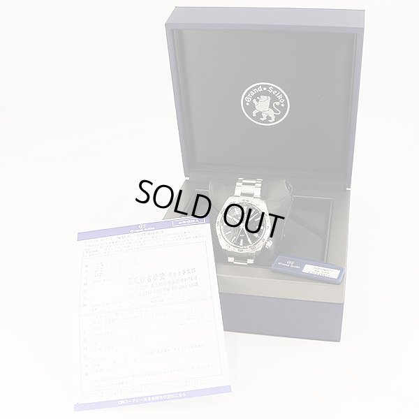 グランドセイコー　ＳＢＧＮ０２７　ＧＭＴ　９Ｆ８６－０ＡＫ０ 黒文字盤　箱・保証書請求ハガキ