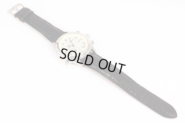 シェルマン　パーペチュアルカレンダーミニッツリピーター　２５周年限定　銀文字盤　革ベルト状態　表面