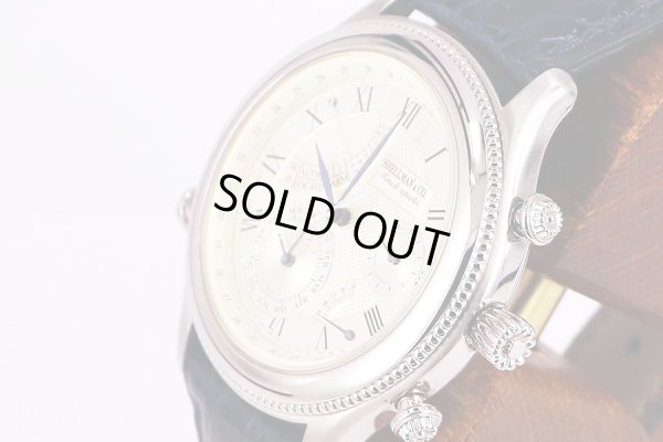 シェルマン　パーペチュアルカレンダーミニッツリピーター　２５周年限定　銀文字盤　サイド拡大