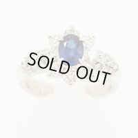 PT900 サファイアダイアイリリング 1.006ct 1.33ct 9.20g