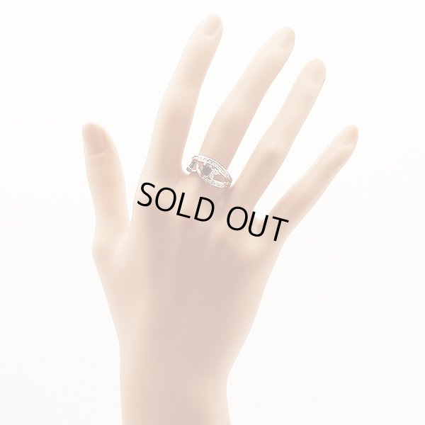 PT900 ルビーダイアイリリング 0.453ct 0.23ct 5.60g　装着イメージ