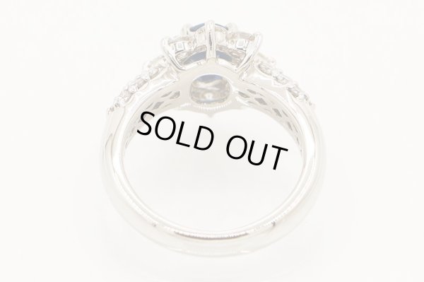 PT900 サファイアダイアイリリング 1.006ct 1.33ct 9.20g　内側