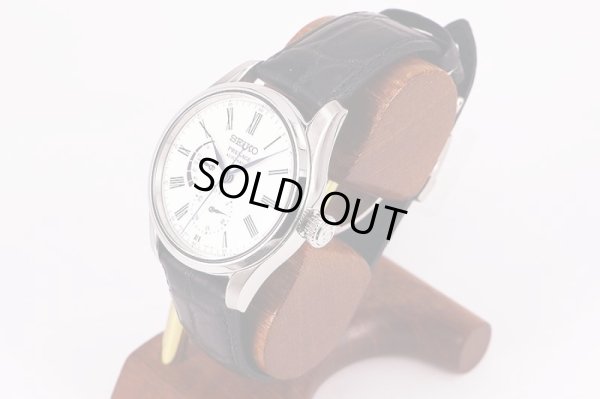 セイコー　プレサージュ ＳＡＲＷ０３５ ６Ｒ７１－００Ａ０ 琺瑯文字盤　パワーリザーブ　サイド