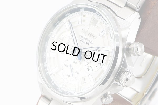 セイコー　ＳＳＢ３９５Ｐ１　１４０周年限定　８Ｔ６３－００Ｓ０　銀文字盤　サイド拡大