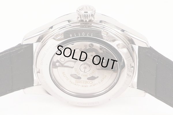 セイコー　プレサージュ ＳＡＲＷ０３５ ６Ｒ７１－００Ａ０ 琺瑯文字盤　パワーリザーブ　裏面拡大