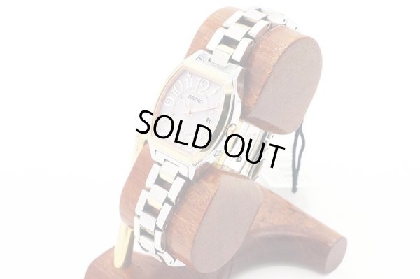 セイコー　ルキア　ＳＳＶＷ０４８　電波ソーラー　ピンク文字盤　サイド