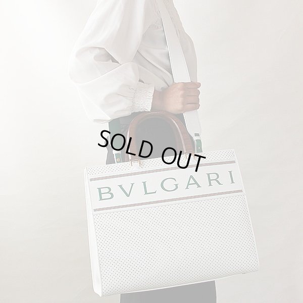 ブルガリ ブルガリ×カサブランカ アプレテニストート 292331 ホワイト/グリーン 掛けたイメージ