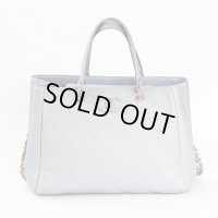 シャネル　2WAY ハンドバック AS0355 グレー／GP金具