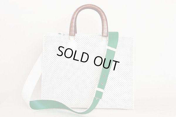 ブルガリ ブルガリ×カサブランカ アプレテニストート 292331 ホワイト/グリーン 裏面