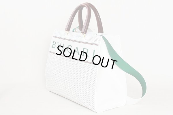 ブルガリ ブルガリ×カサブランカ アプレテニストート 292331 ホワイト/グリーン サイド