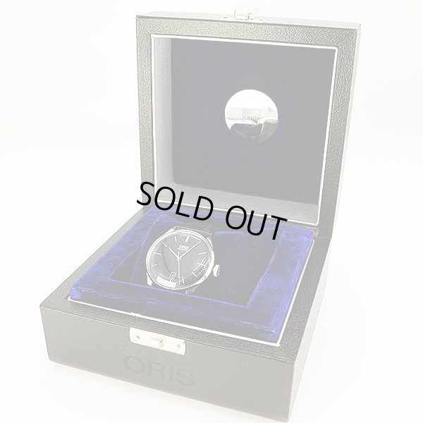 オリス　クラシック　７３３．７６８１　紺文字盤　ジョン・コルトレーン限定　箱