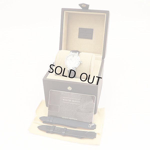 ルイヴィトン　タンブール　Ｑ１２ＭＧ　銀文字盤　８Ｐ　箱