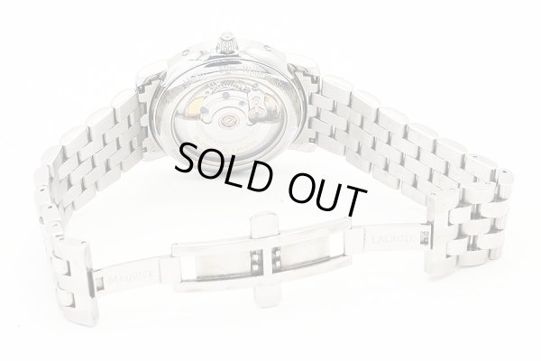 モーリス・ラクロア　マスターピース　ムーンフェイス　３７７５７　白文字盤　ブレス