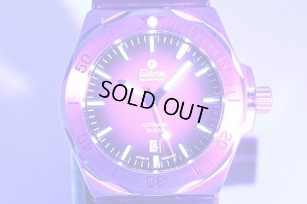 チュチマ　Ｍ２セブン　６１５５－７　赤文字盤　ライト