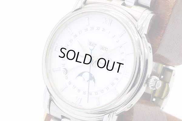 モーリス・ラクロア　マスターピース　ムーンフェイス　３７７５７　白文字盤　サイド拡大