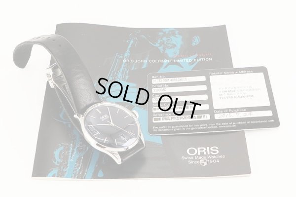 オリス　クラシック　７３３．７６８１　紺文字盤　ジョン・コルトレーン限定　保証書