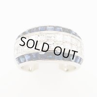 PT900 サファイアダイアイリリング 2.36ct 2.21ct 13.40g
