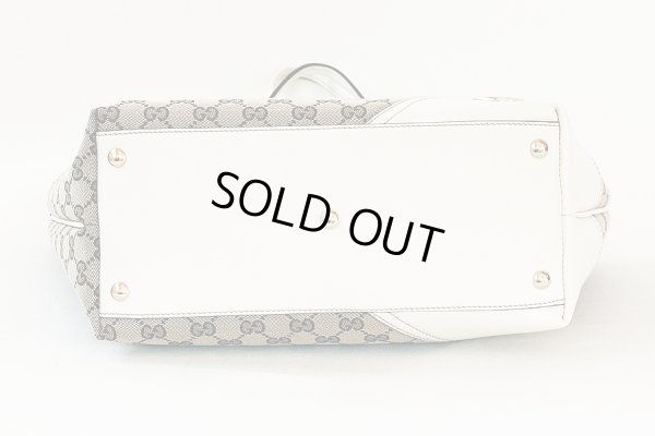 グッチ トートバック 169946 000926 ベージュ/ホワイト 底