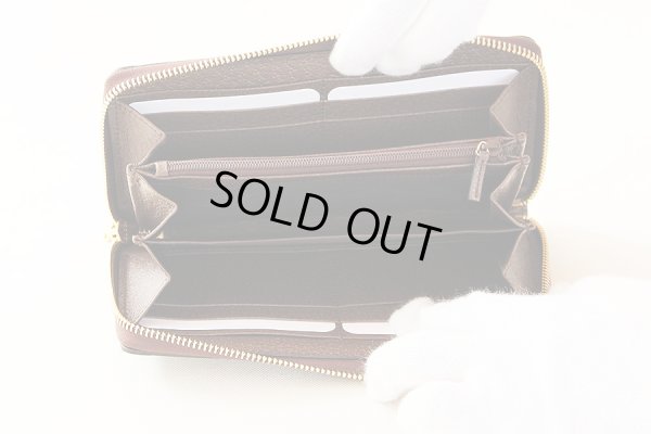 グッチ オフィディア GG ジップアラウンドウォレット 523154 1147 ベージュ/エボニー 中身(1)