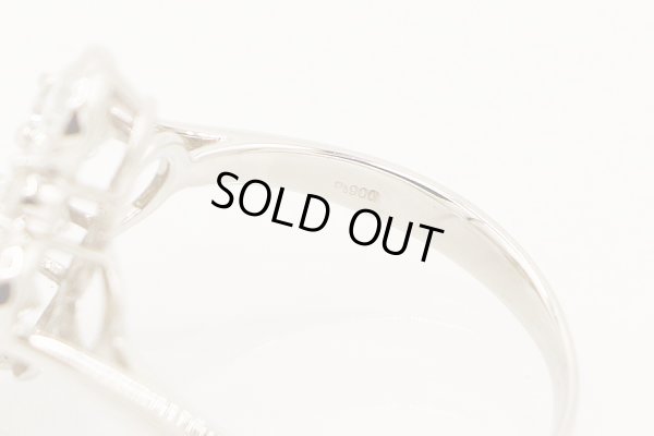 PT900 ダイアイリリング 2.48ct 6.50g　刻印(1)