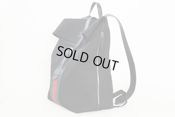 グッチ シェリーライン リュックサック 619749 000926 ブラック サイド