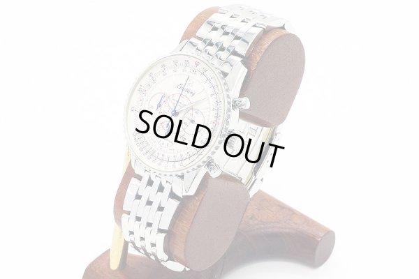 ブライトリング　ナビタイマー　モンブリラン　Ａ４１３３０　銀文字盤　サイド