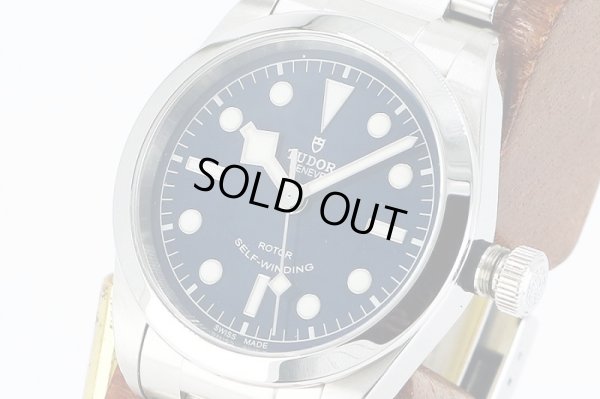 チューダー　ヘリテージ　ブラックベイ３６　７９５００　青文字盤　サイド拡大