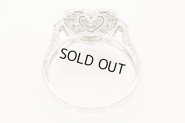 K18WG ダイアイリリング 0.70ct 3.10g　内側