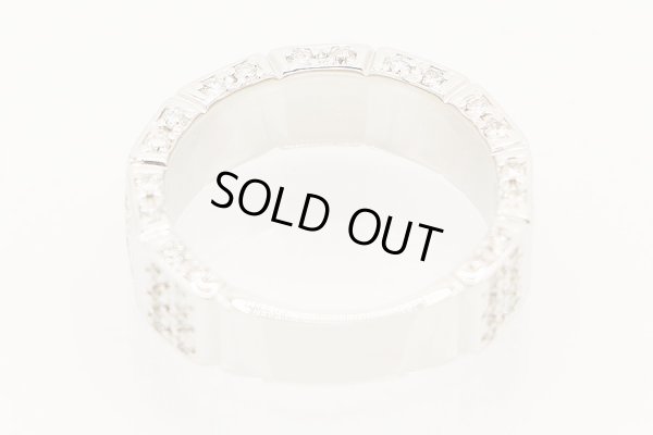 K18WG ダイアイリリング 1.00ct 8.70g　内側