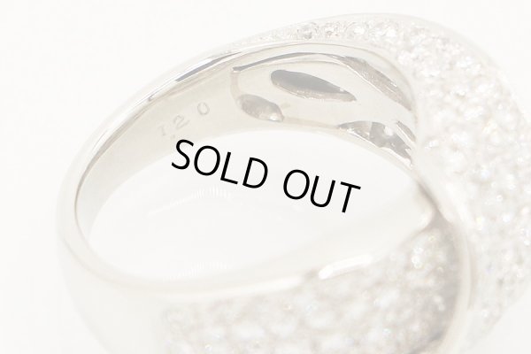 PT900 ダイアイリリング 1.20ct 11.00g　刻印(2)