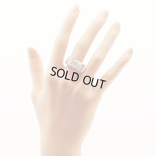 PT900 ダイアイリリング 1.20ct 11.00g　装着イメージ