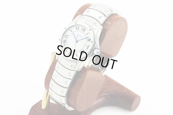 カルティエ　パンテール　グーガーラウンド　１５６１　白文字盤　サイド