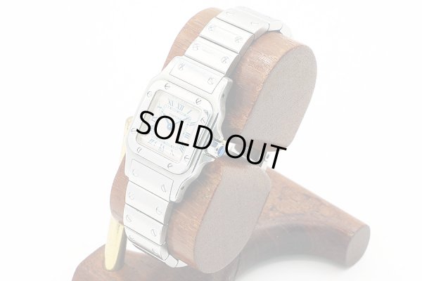 カルティエ　サントスガルベＳＭ　Ｗ２００１７Ｄ４　白文字盤　サイド